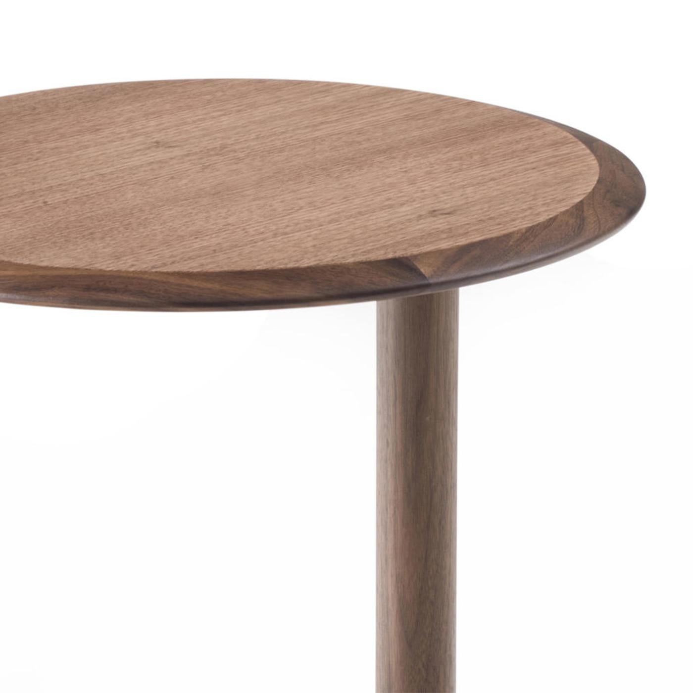Hand-Crafted Jaha Walnut Side Table For Sale