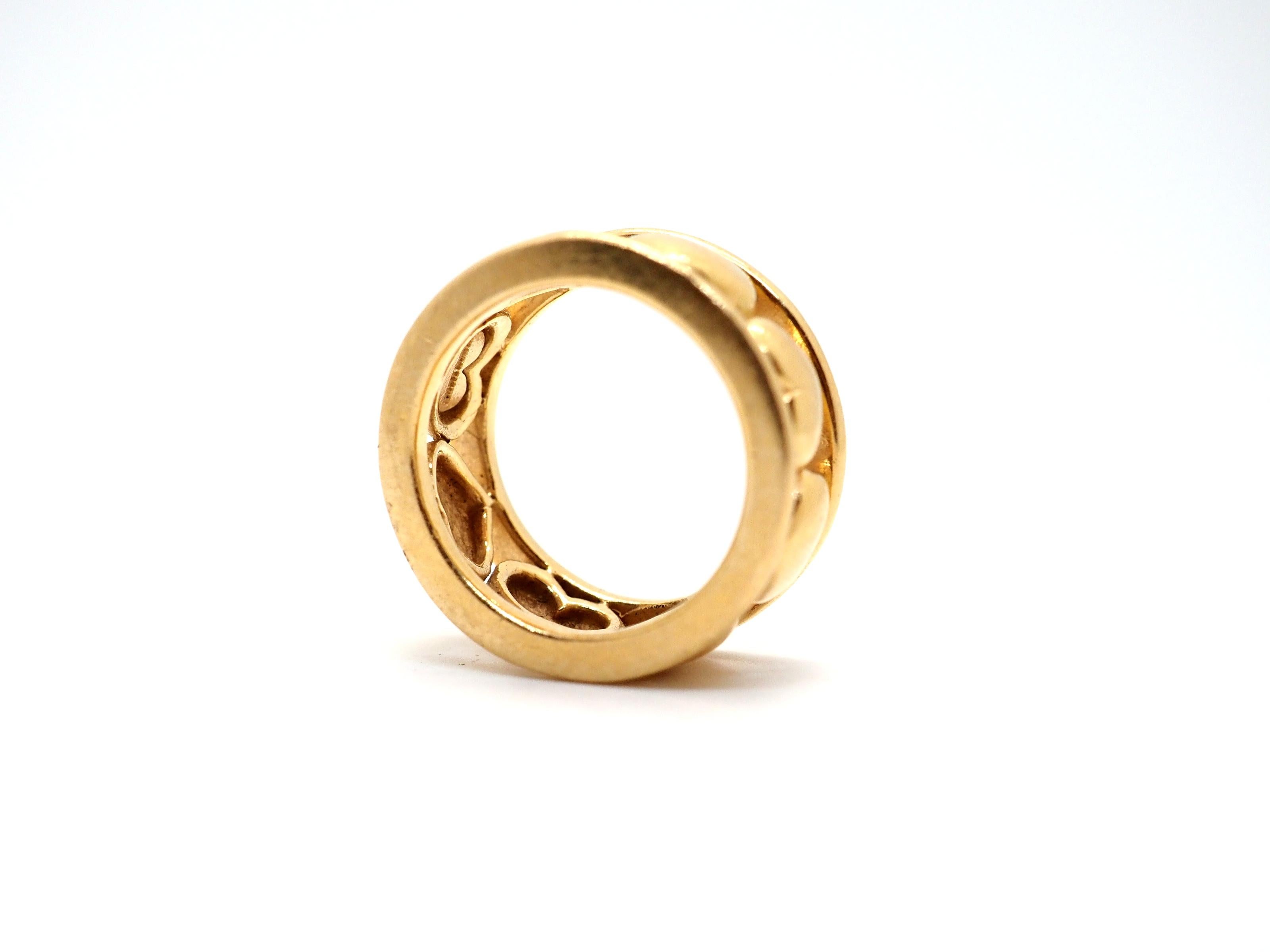 Jahan Geneve Set Bracelet Ring 18 Karat Yellow Gold In Excellent Condition For Sale In Geneva, CH