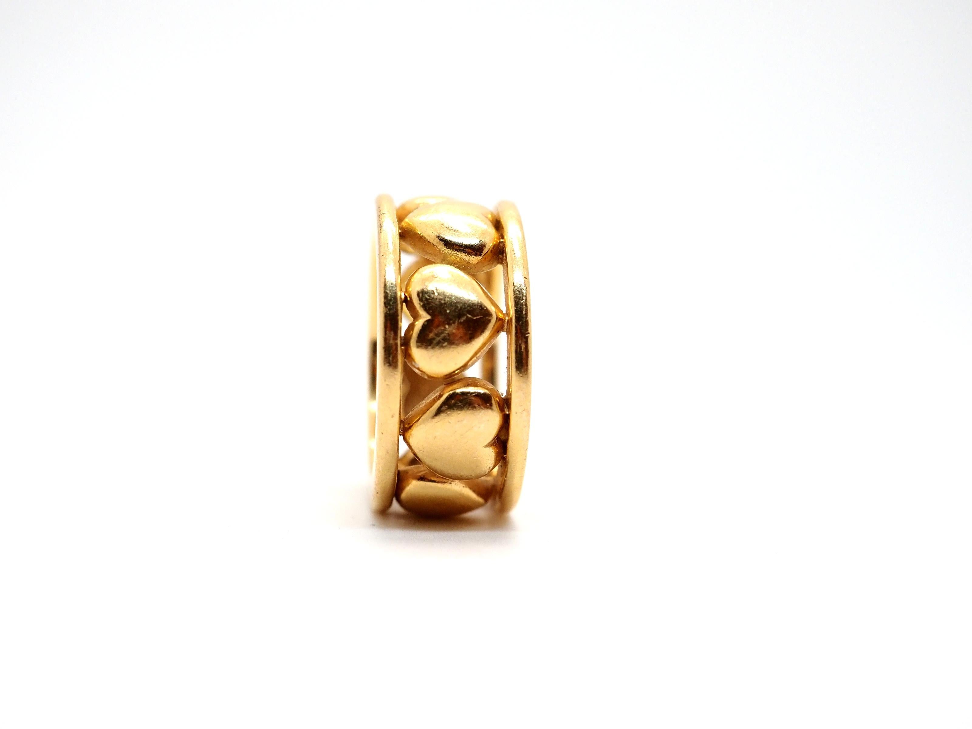 Women's or Men's Jahan Geneve Set Bracelet Ring 18 Karat Yellow Gold For Sale