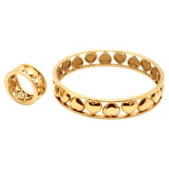 Jahan Geneve Set-Armbandring aus 18 Karat Gelbgold