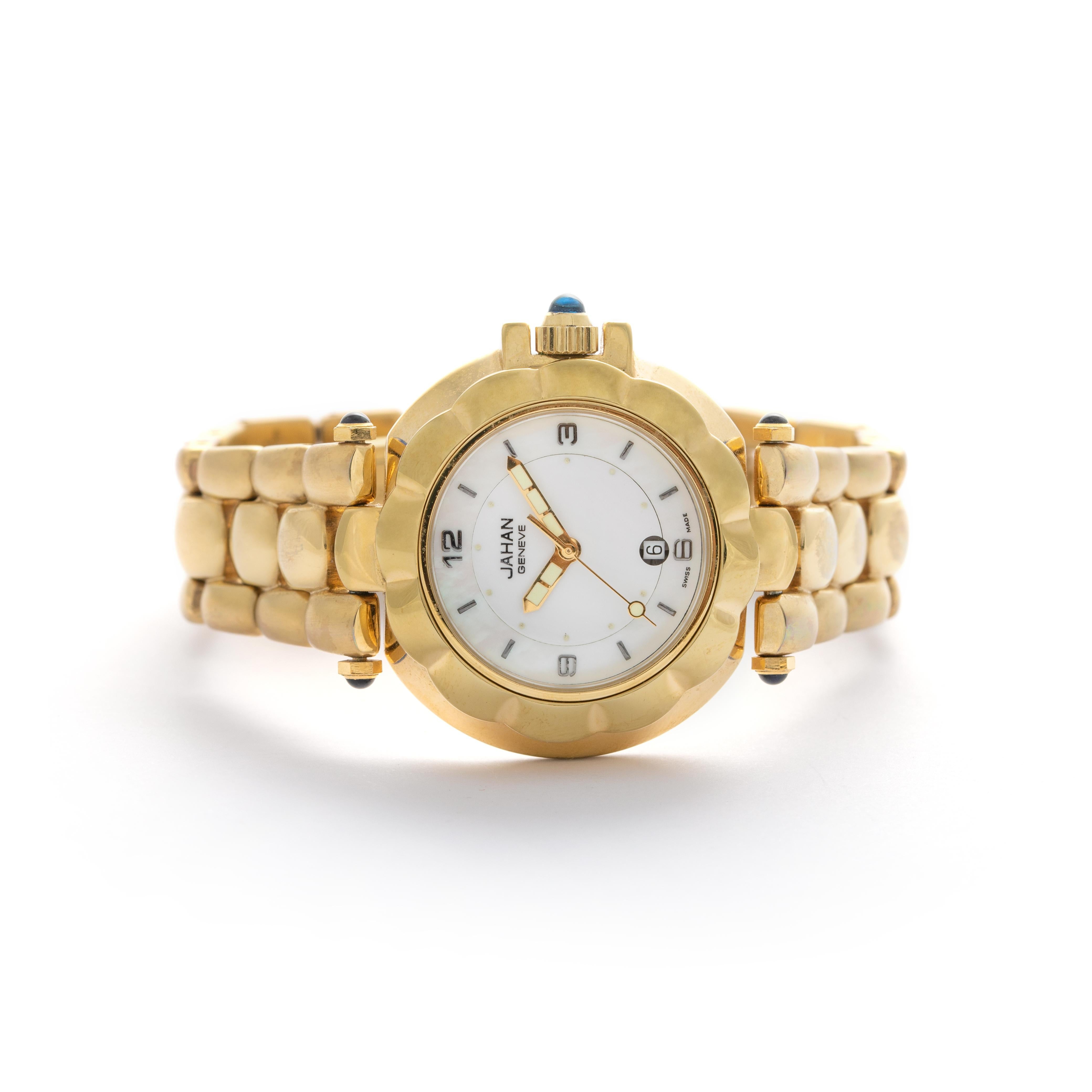 Jahan Edelstahl-Armbanduhr im Zustand „Gut“ im Angebot in Geneva, CH