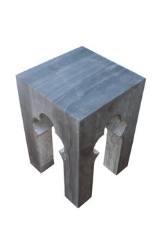 Jahangir Side Table in Black Marble by Paul Mathieu for Stephanie Odegard