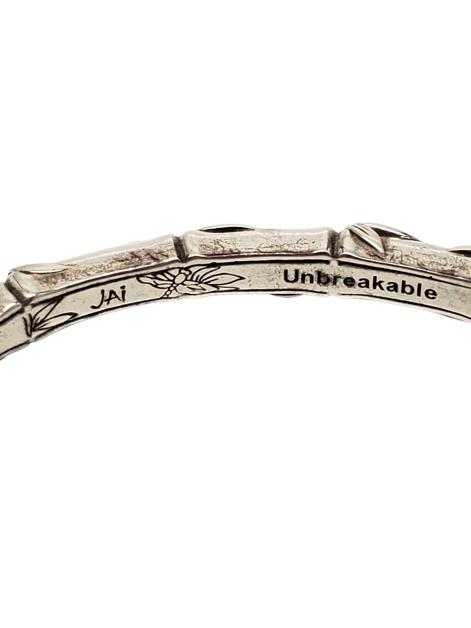 JAI by John Hardy Bracciale con cerniera in bambù 