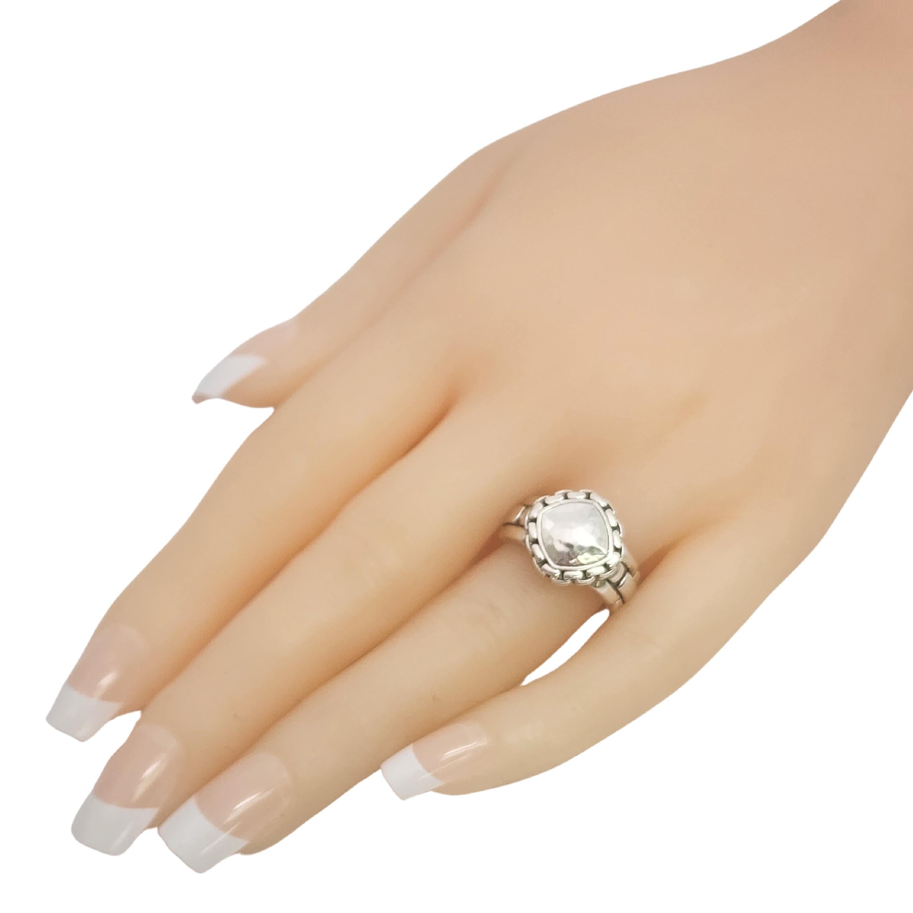 JAI by John Hardy Anello a catena in argento martellato misura 7 #20000 in vendita 6