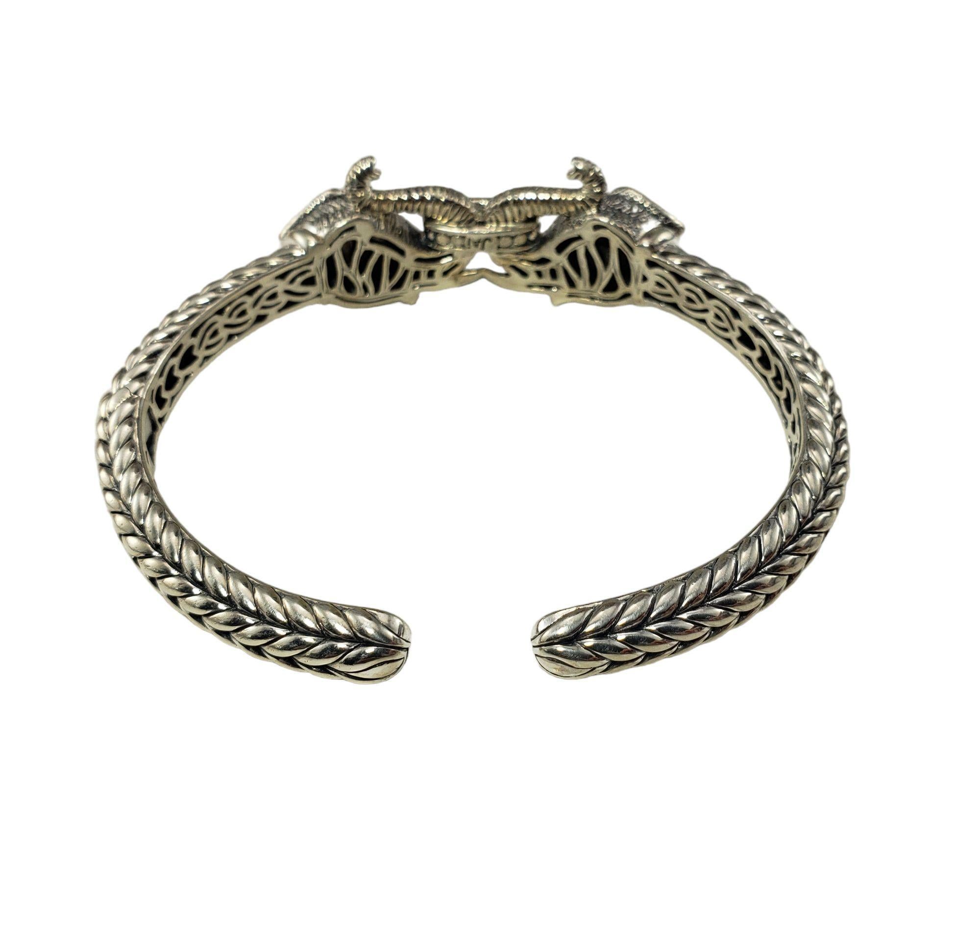 JAI by JohnHardy SS und 14K Gelbgold DoubleHead Elefanten-Manschettenarmband #15106 Damen