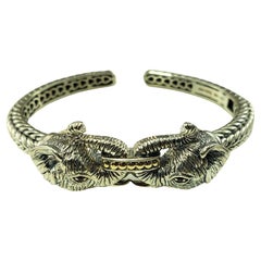 JAI by JohnHardy SS und 14K Gelbgold DoubleHead Elefanten-Manschettenarmband #15106