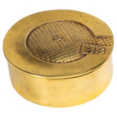 "J'ai grand appétit de vous"  de Line Vautrin - Caja de bronce dorado