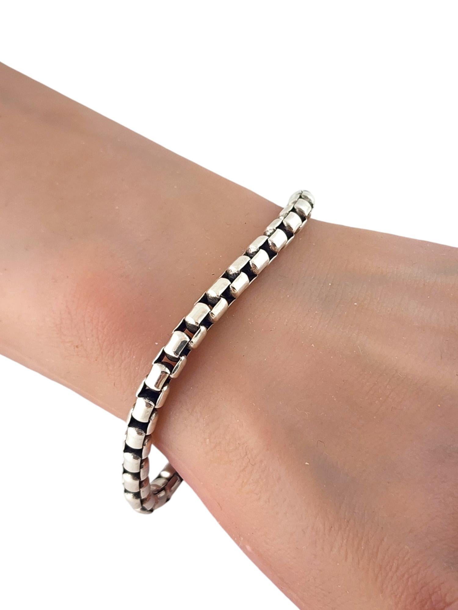 JAi John Hardy Sterling Silver Box Chain Bracelet #18415 2