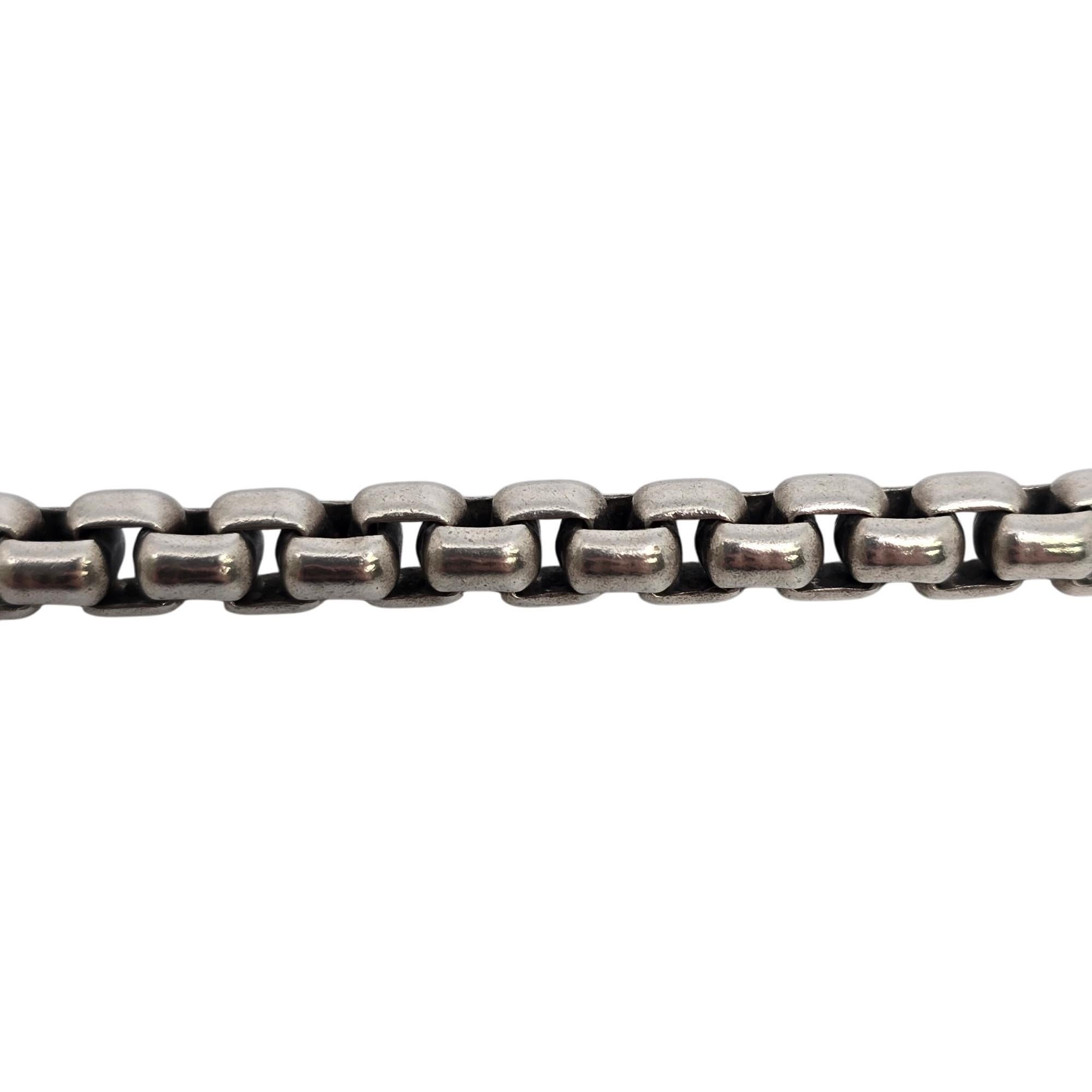 Women's or Men's JAi John Hardy Sterling Silver Round Box Chain Bracelet #19772