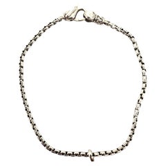 Bracelet à maillons carrés en argent sterling JAI n° 24597