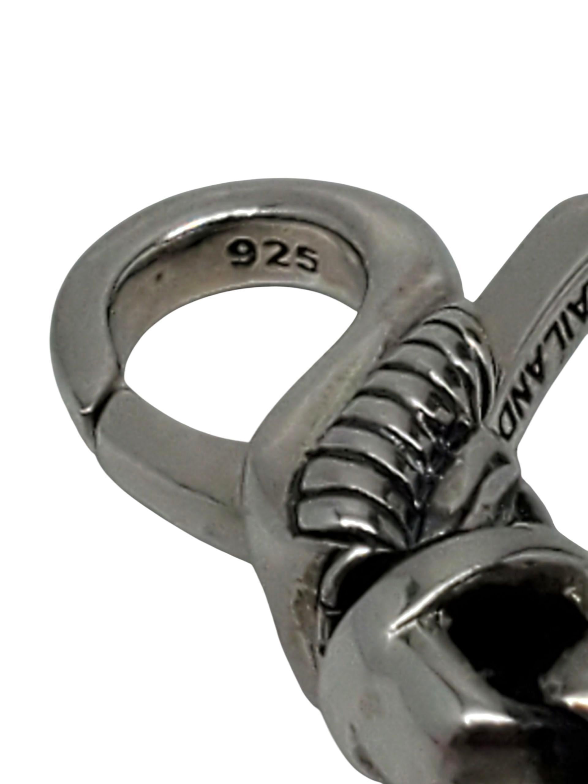 A Silver Silver Box Link Chain Bracelet #23769 Pour femmes en vente