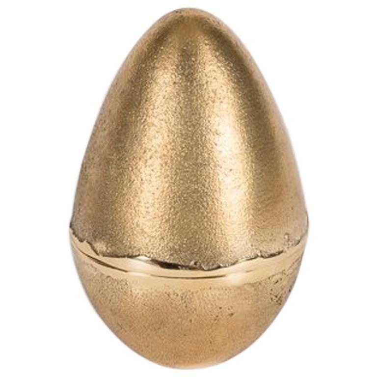 Jaimal Odedra, Contemporary Medium Egg-Shaped Accessory Box, Morocco, 2018 For Sale