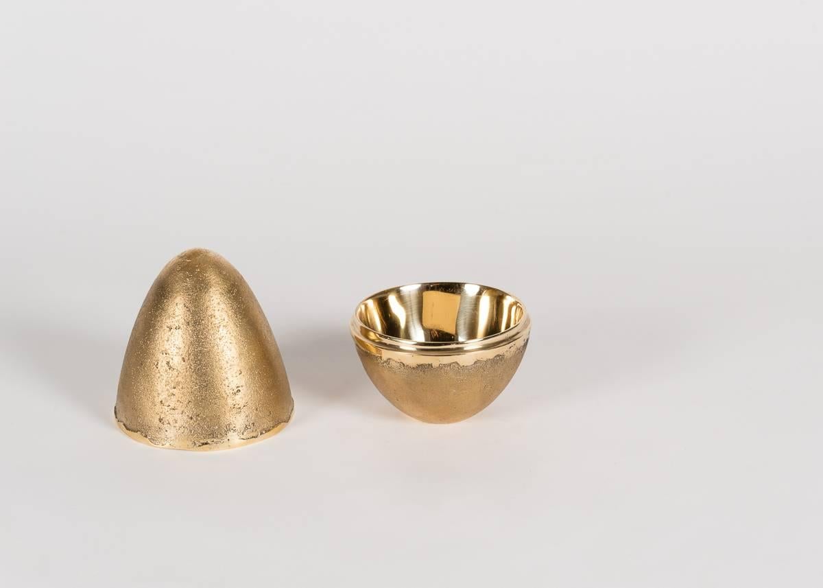 Contemporary Jaimal Odedra, Set of Five Egg-Shaped Accessory Boxes, Morocco, 2018 For Sale