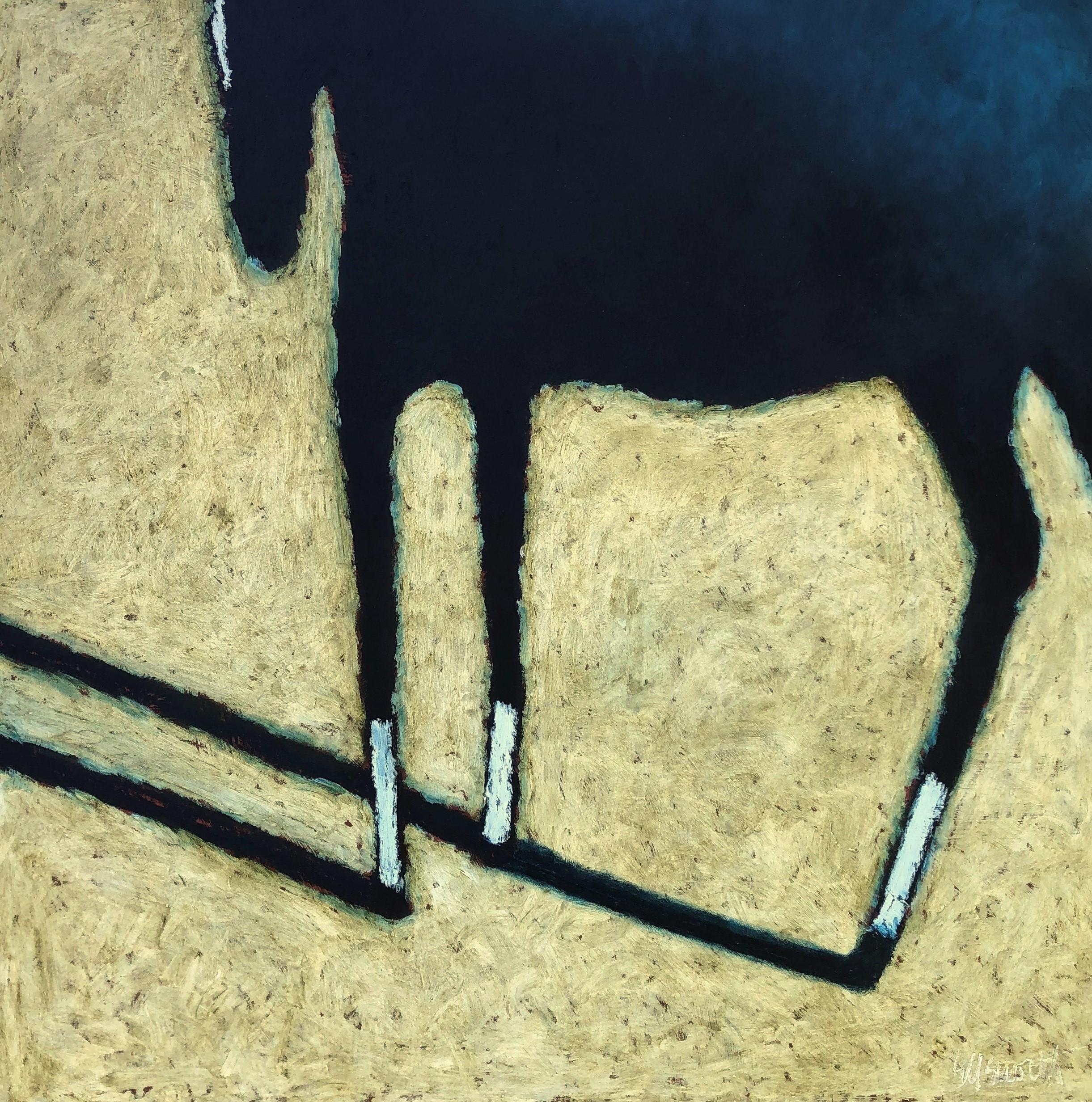 Blue Horse, Oil Painting - Art by Jaime Ellsworth
