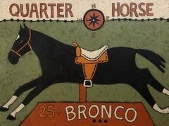 Horse Quarter Horse, peinture originale