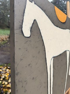 Mandria al tramonto, dipinto originale