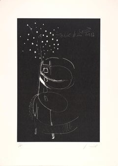 Jaime Gil Arevalo Spanish Artist Original Hand Signed silkscreen abstract print 