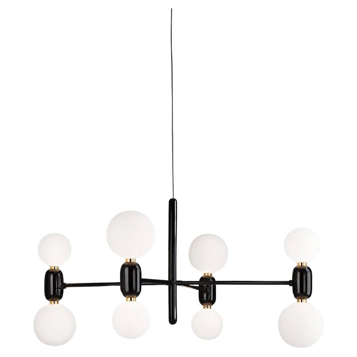Jaime Hayon Aballs Lampadario 4 Sospensione Nero Per Parachilna
