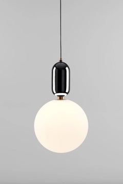 Jaime Hayon Aballs T Gr Black Suspension Lamp For Parachilna