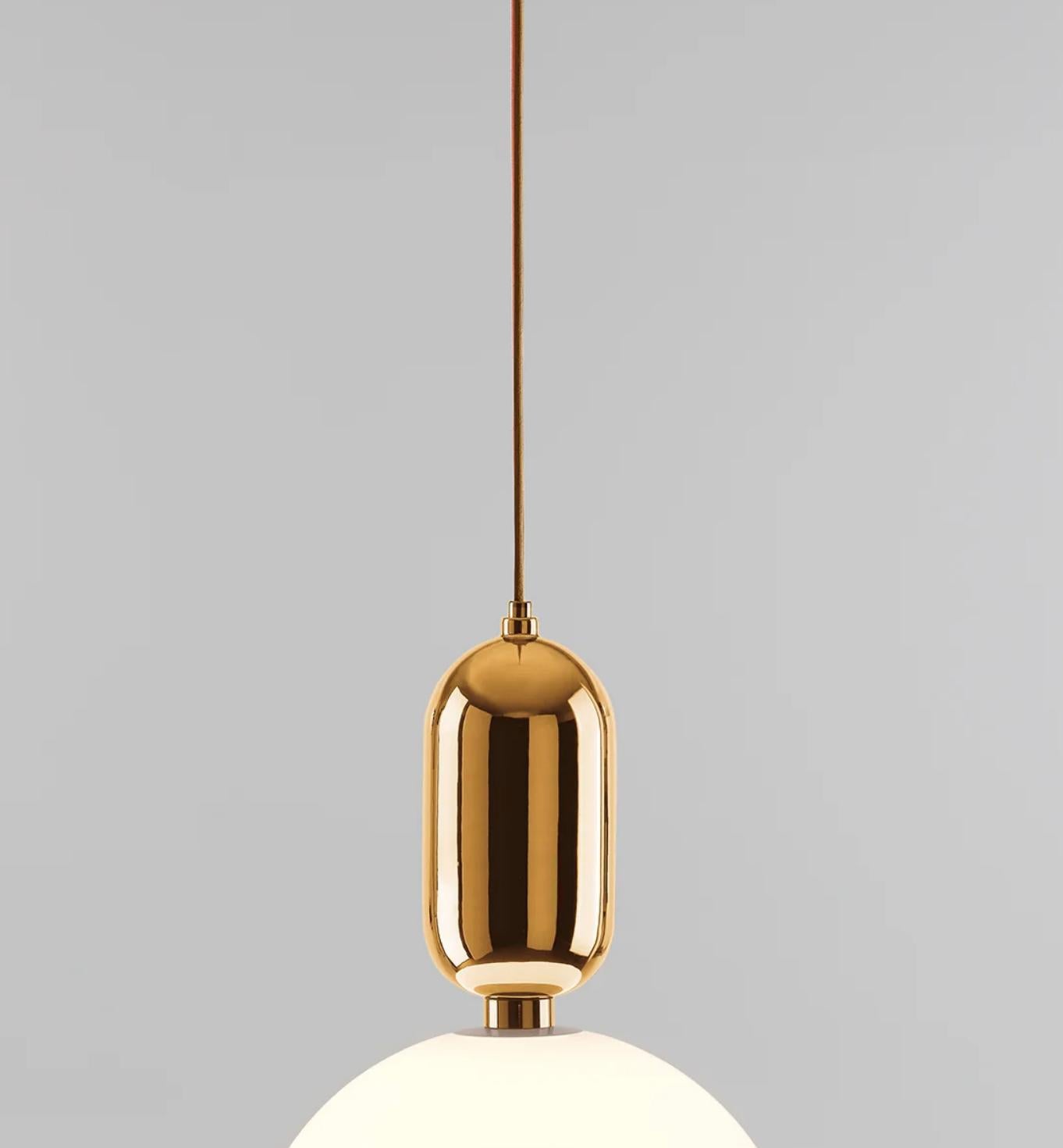 Jaime Hayon Aballs T Gr Golden  Lampada a sospensione per Parachilna in vendita 1