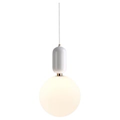 Jaime Hayon Aballs T Gr White Suspension Lamp For Parachilna