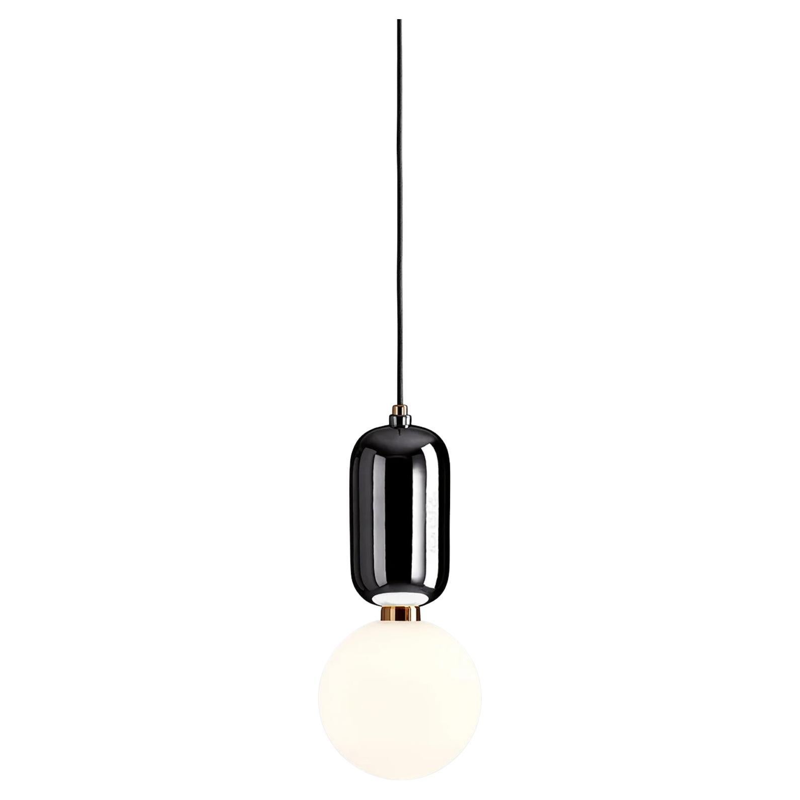 Lampe à suspension T PE noire de Jaime Hayon pour Parachilna