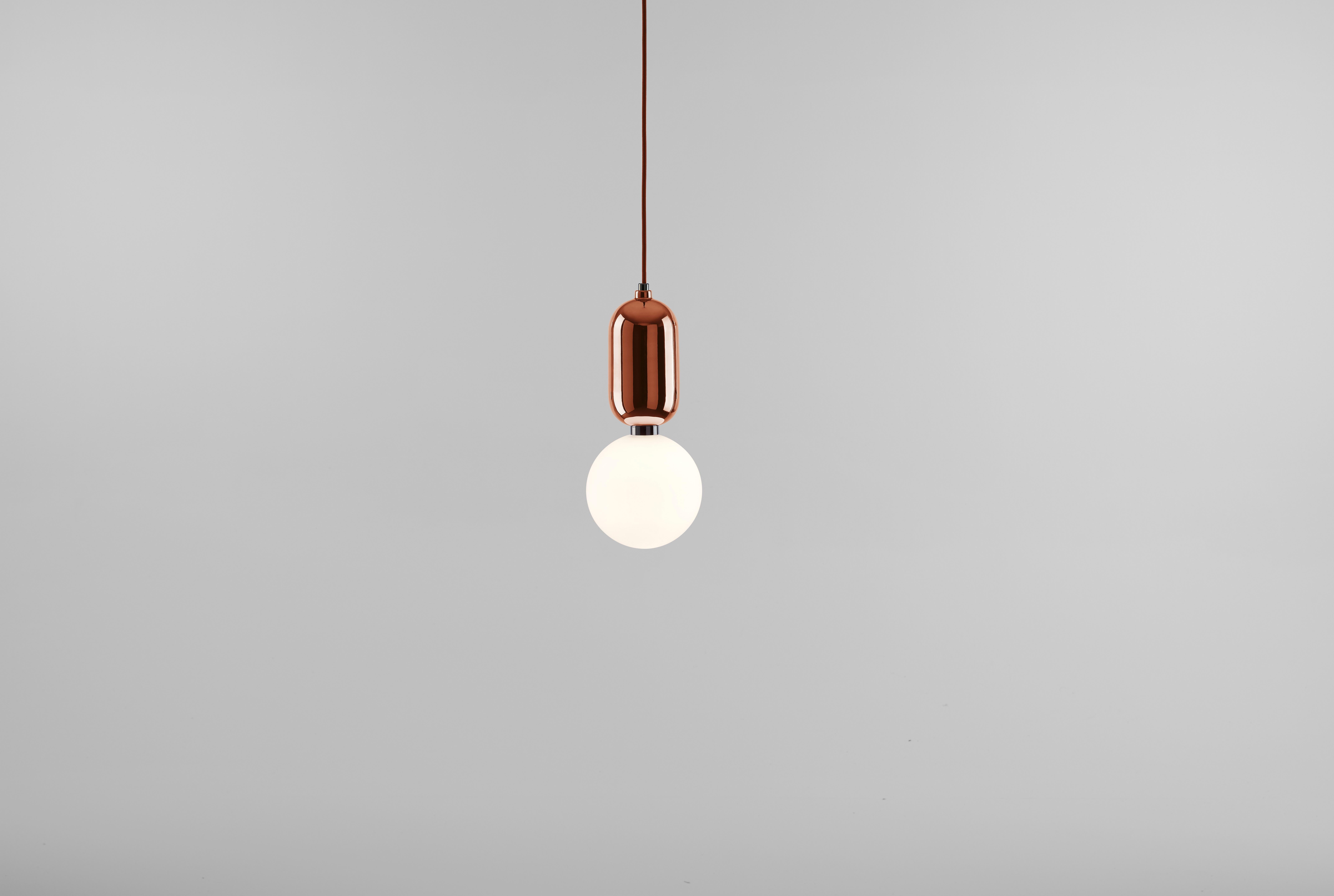 Mid-Century Modern Jaime Hayon Aballs T PE Ceramic Suspension Lamp for Parachilna For Sale