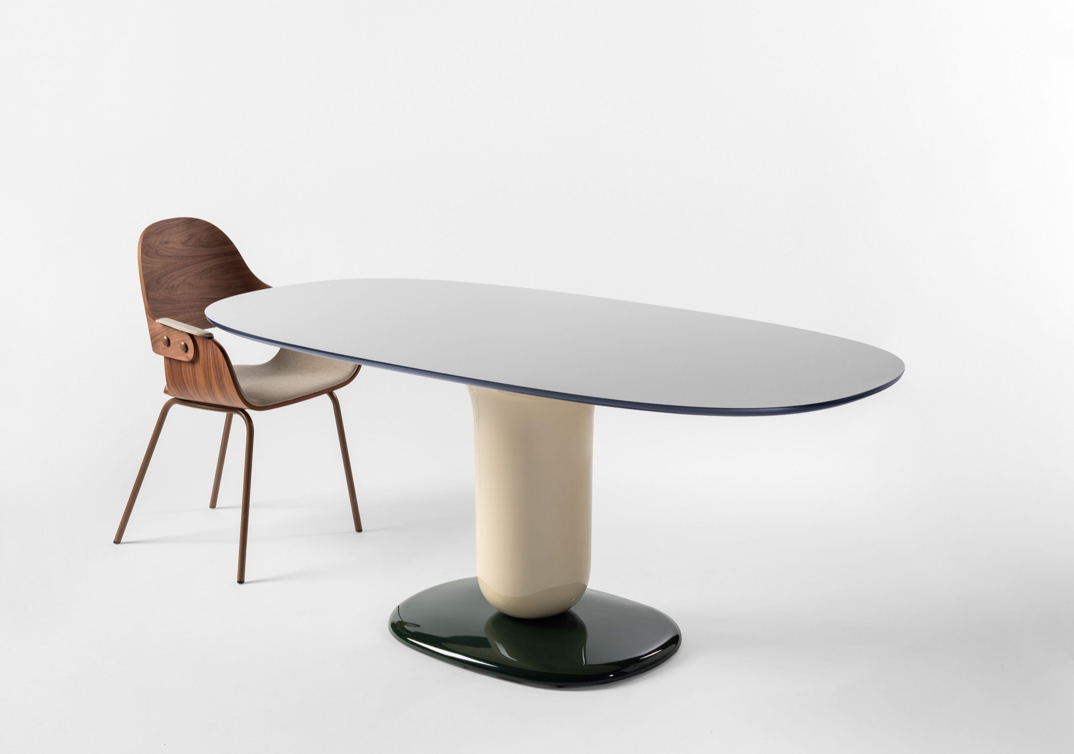 Modern Jaime Hayon Beige Contemporary 190 Explorer Dining Table by BD Barcelona