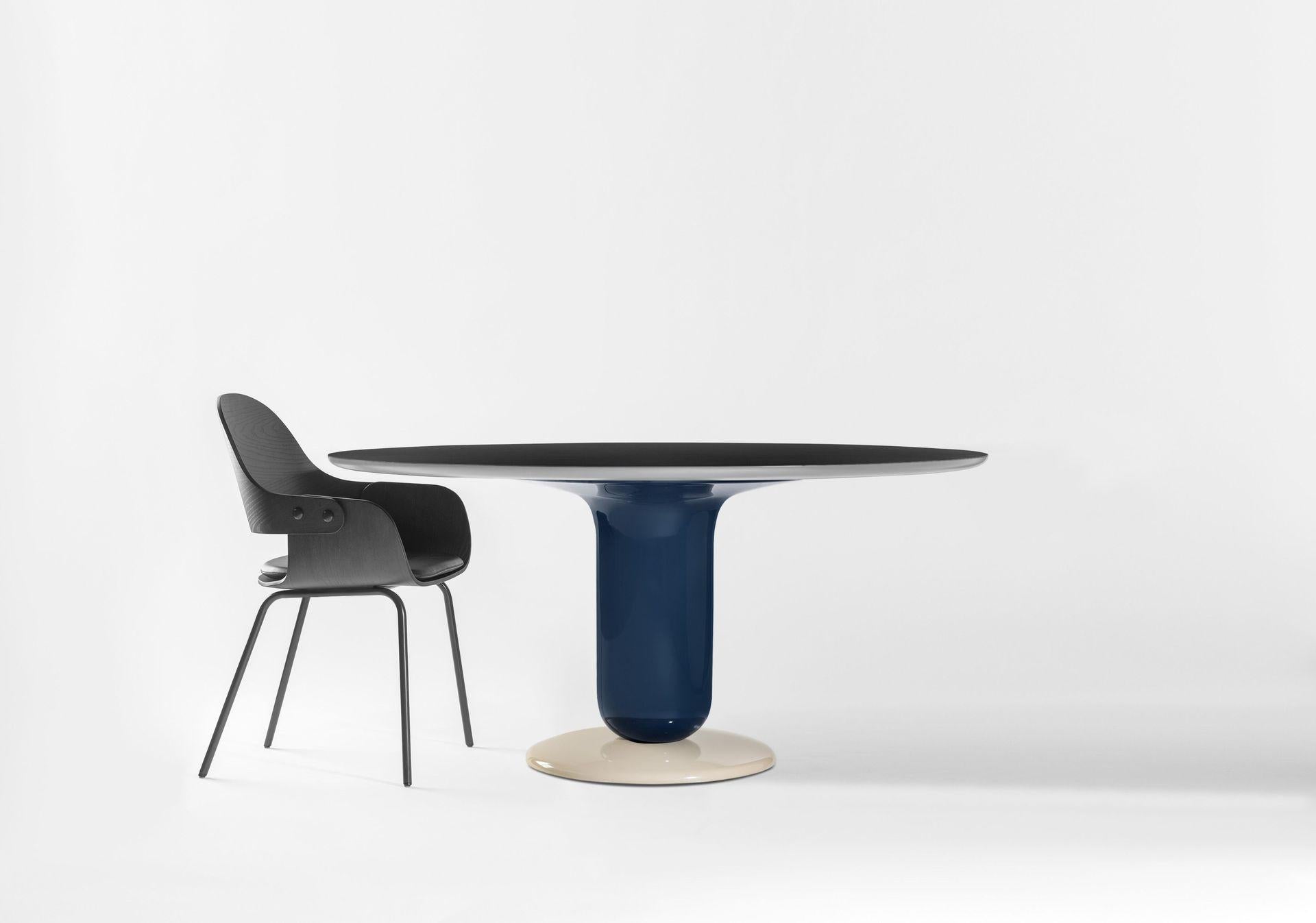 Table designed by Jaime Hayon in 2021, added to the Explorer collection that started in 2019.
Manufactured by BD Barcelona in Spain.

As a continuation of the playful Explorer Table series and following its elegant beauty, we are proud to introduce