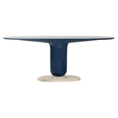 Table de salle à manger contemporaine bleue 190 Explorer de Jaime Hayon pour BD Barcelona