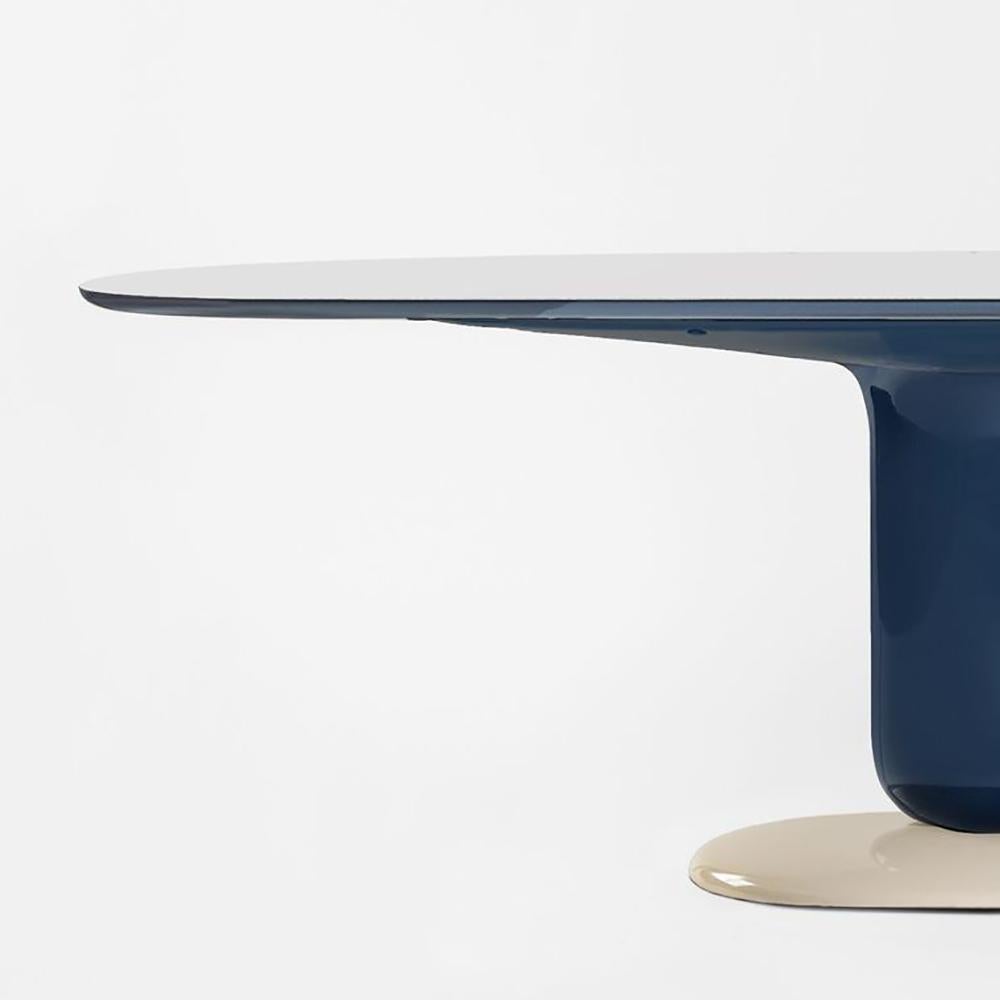 Spanish Jaime Hayon Blue Contemporary 220 Explorer Dining Table by Bd Barcelona