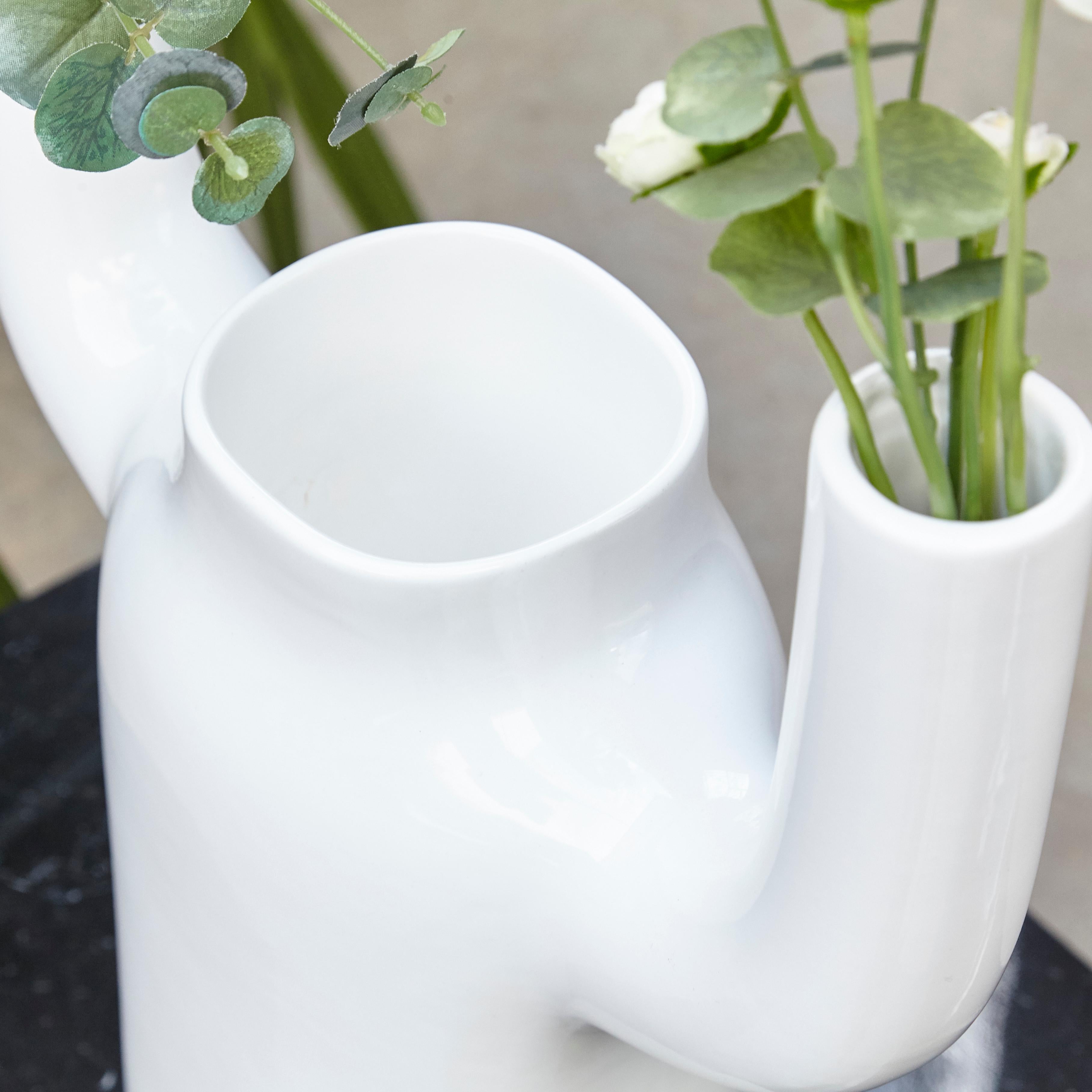 Jaime Hayon Contemporary Big White Glazed Happy Susto Vase ENVIOS 4