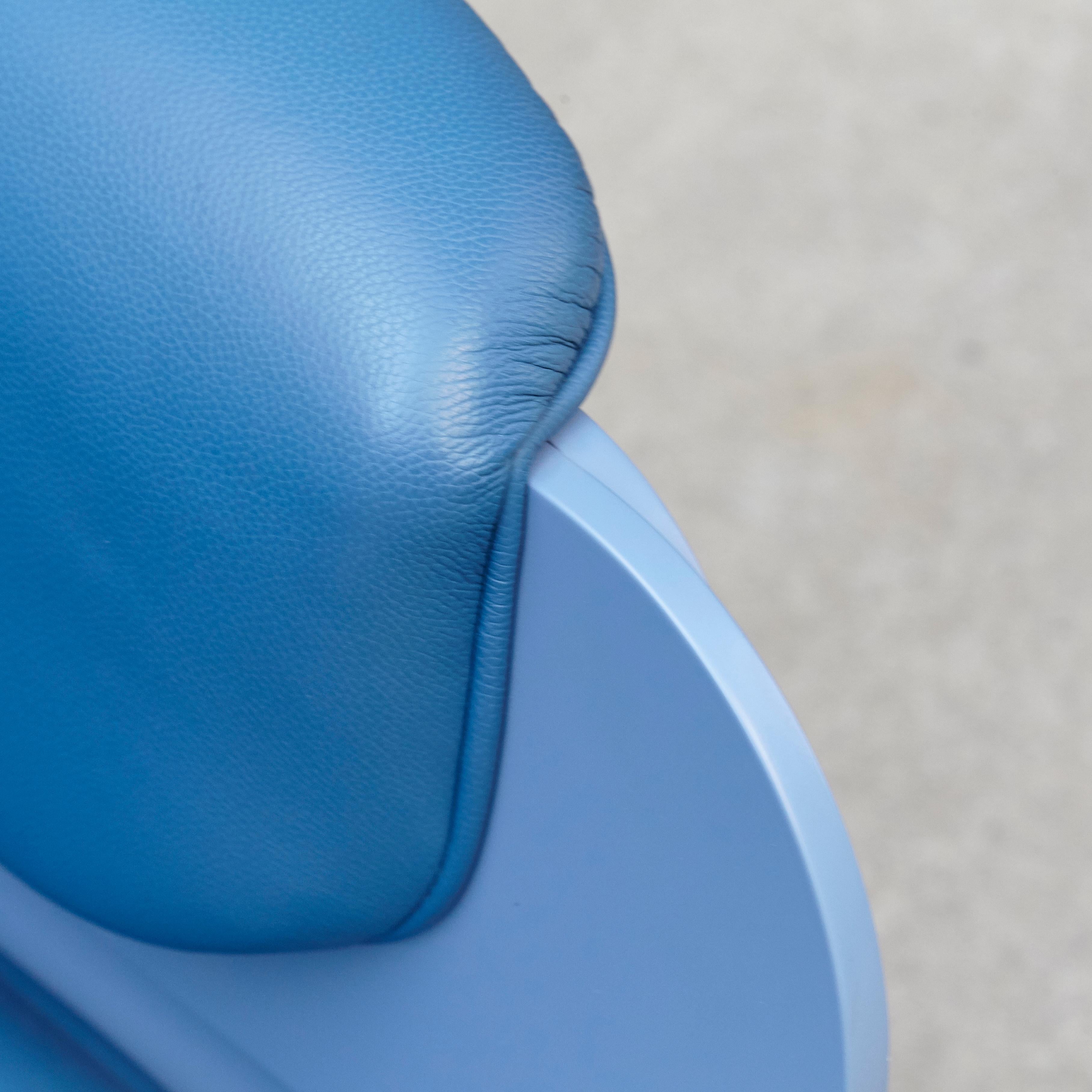 Jaime Hayon, Contemporary, Blue Low Lounger Armchair 4