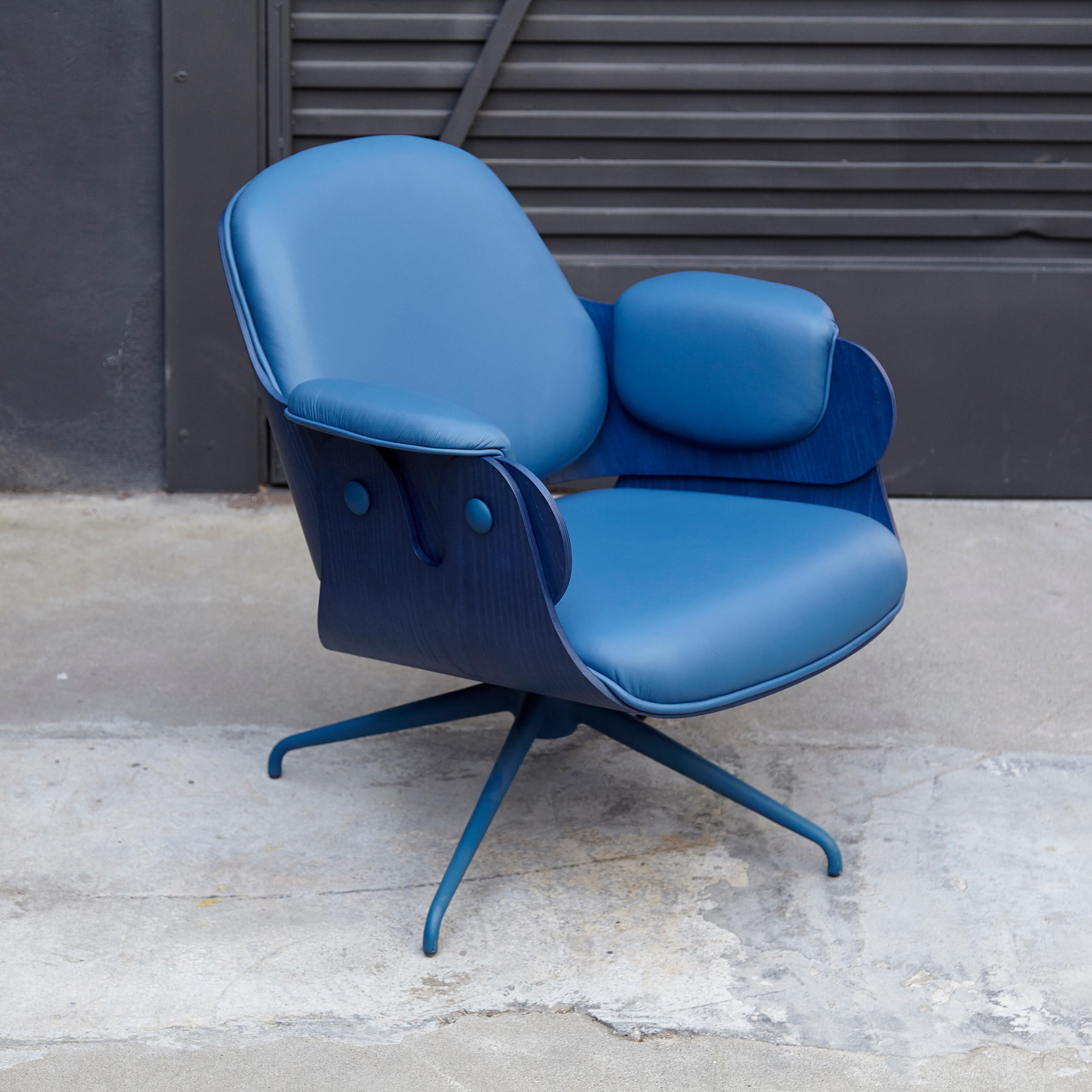 Modern Jaime Hayon, Contemporary, Blue Low Lounger Armchair