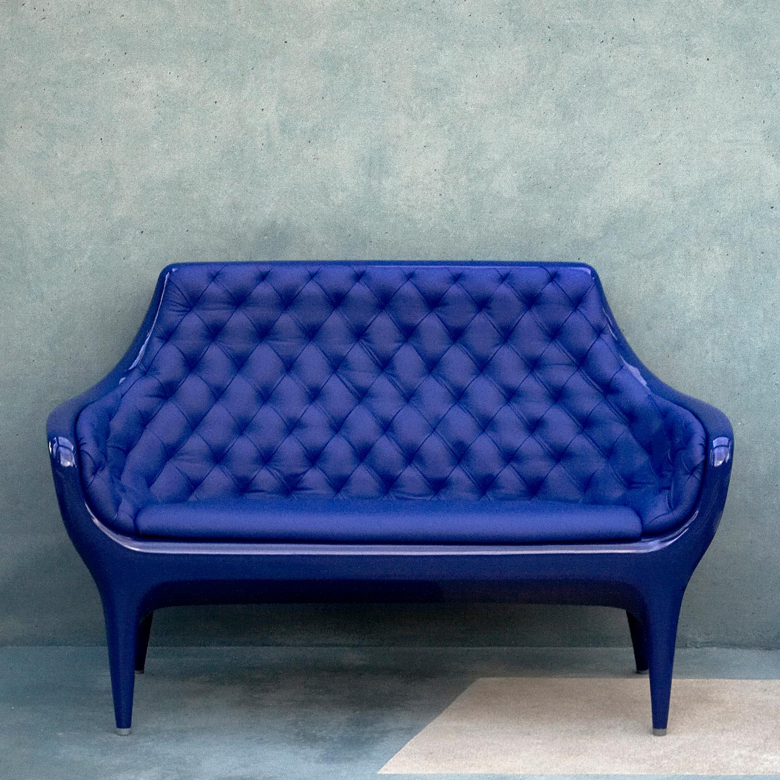 Modern Jaime Hayon Contemporary Blue Showtime Sofa Lacquered by BD Barcelona