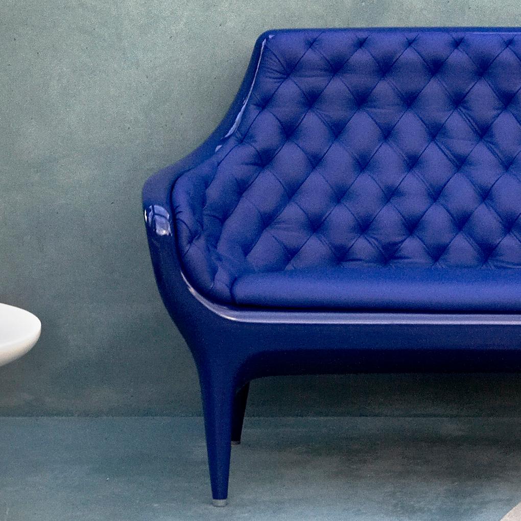 Spanish Jaime Hayon Contemporary Blue Showtime Sofa Lacquered by BD Barcelona