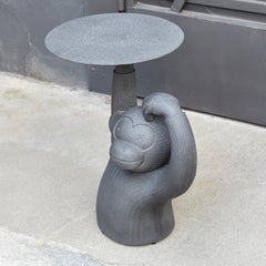 Jaime Hayon, Contemporary, Concrete Black Side Monkey Sculpture Table