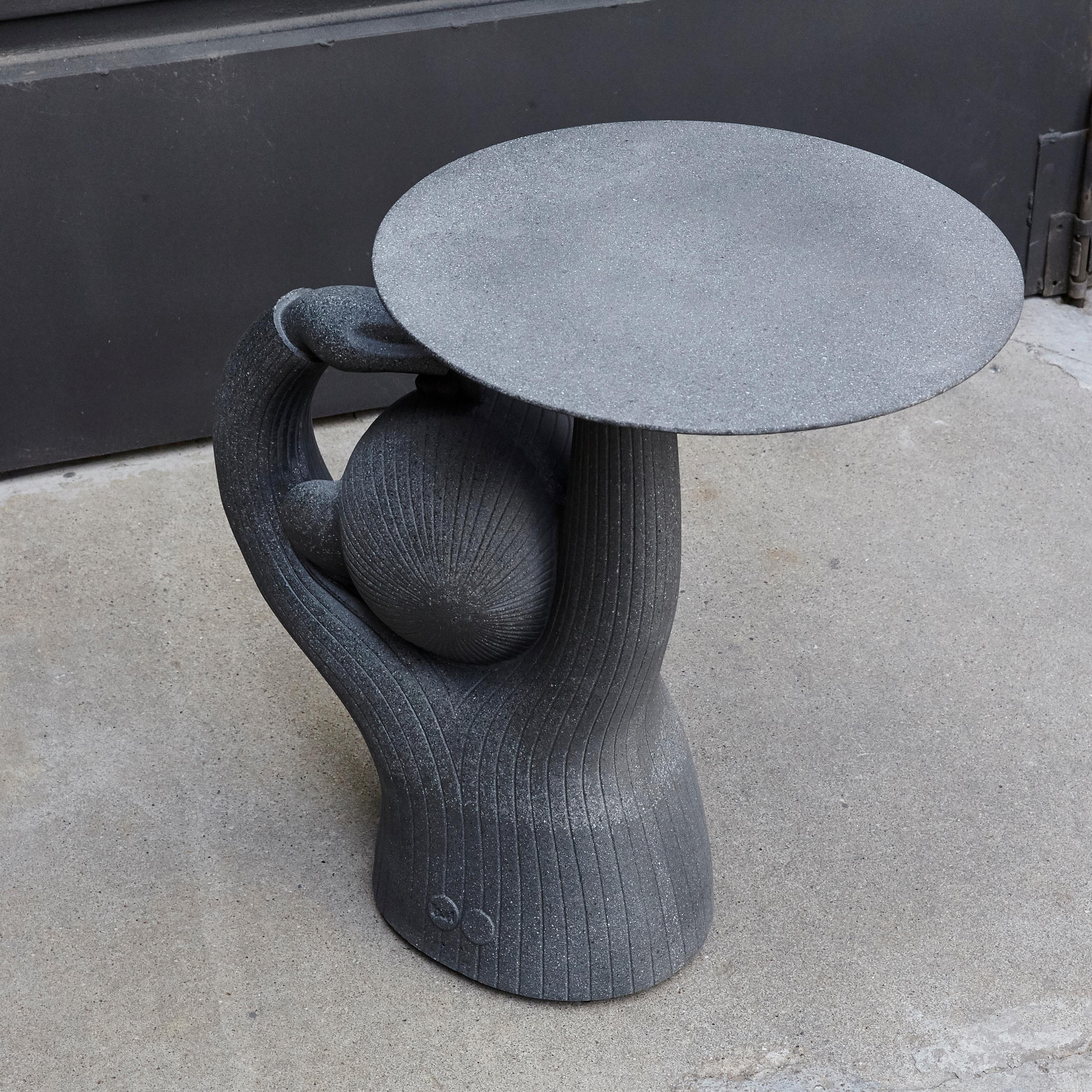 Modern Jaime Hayon, Contemporary, Concrete Grey Side Monkey Table