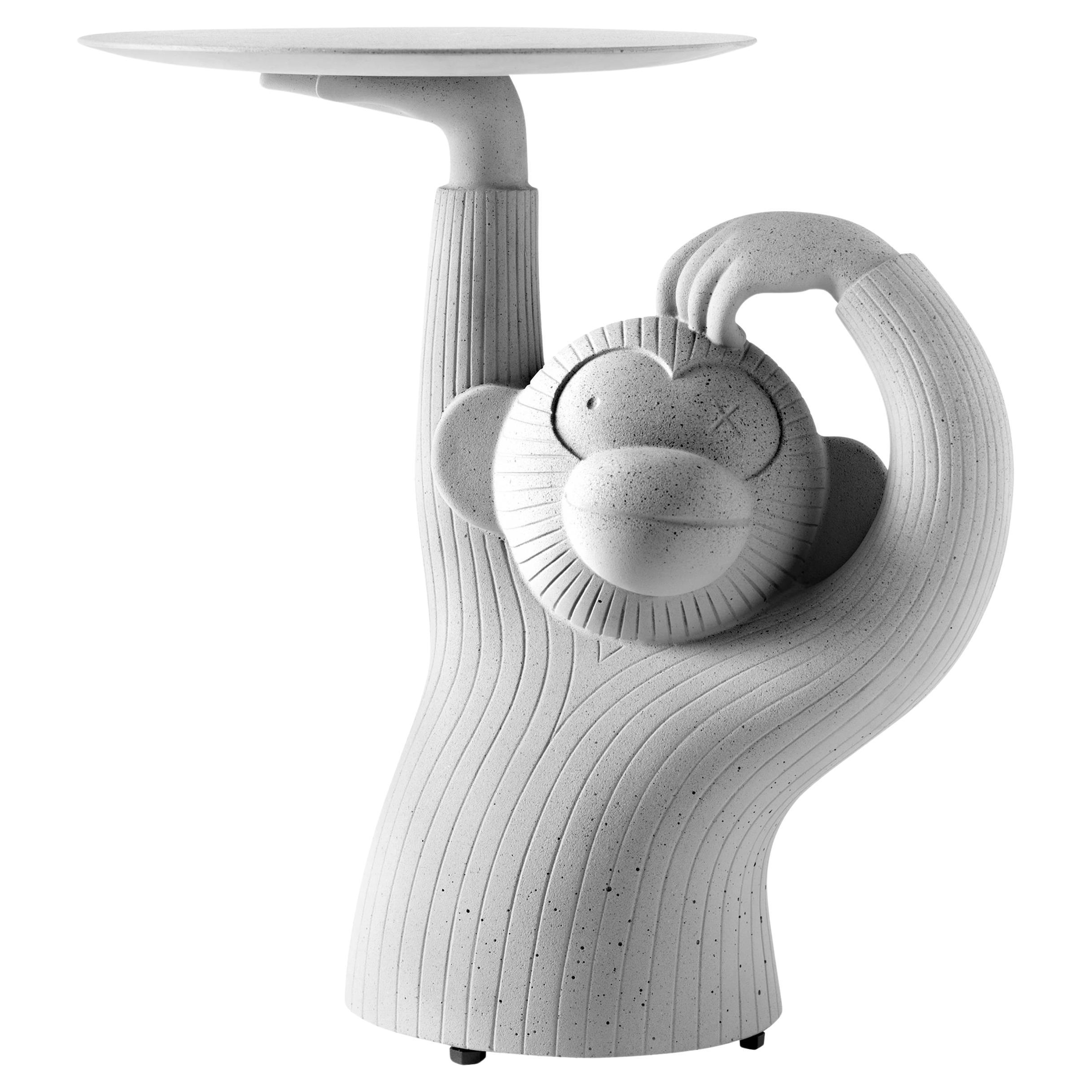 Jaime Hayon, Contemporary, Concrete Grey Side Monkey Table For Sale