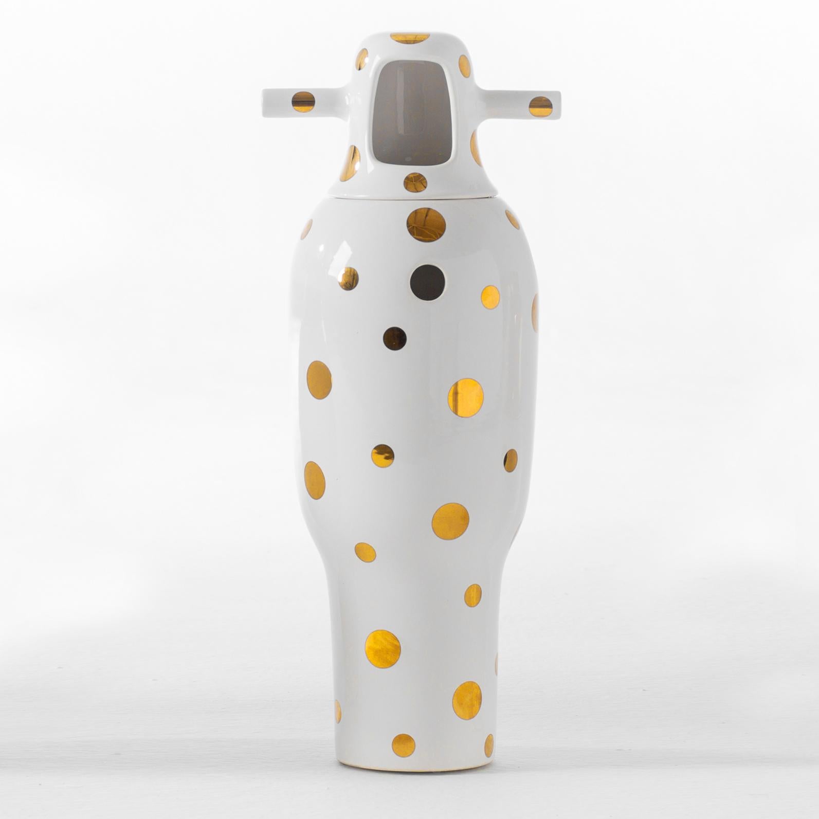 Jaime Hayon Contemporary Glazed Stoneware 'Showtime 10' Vase Number 4 ENVIOS In New Condition In Barcelona, Barcelona