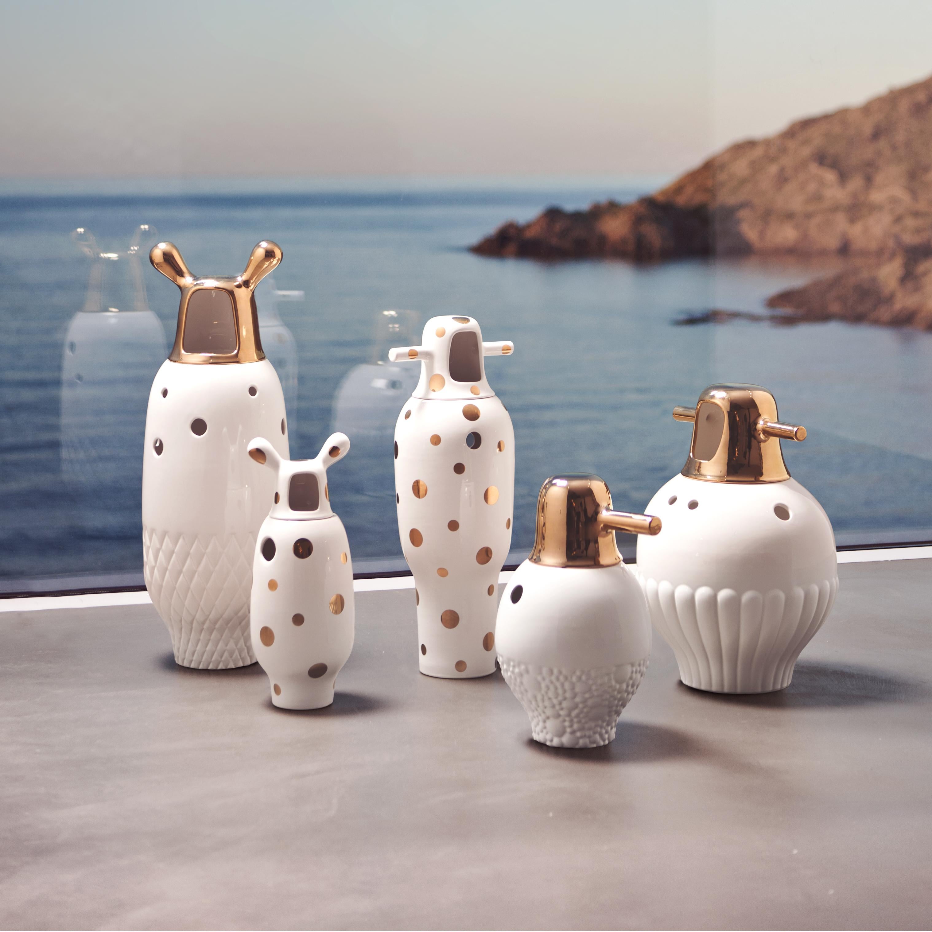 Jaime Hayon Contemporary Glazed Stoneware 'Showtime 10' Vase Number 4 3