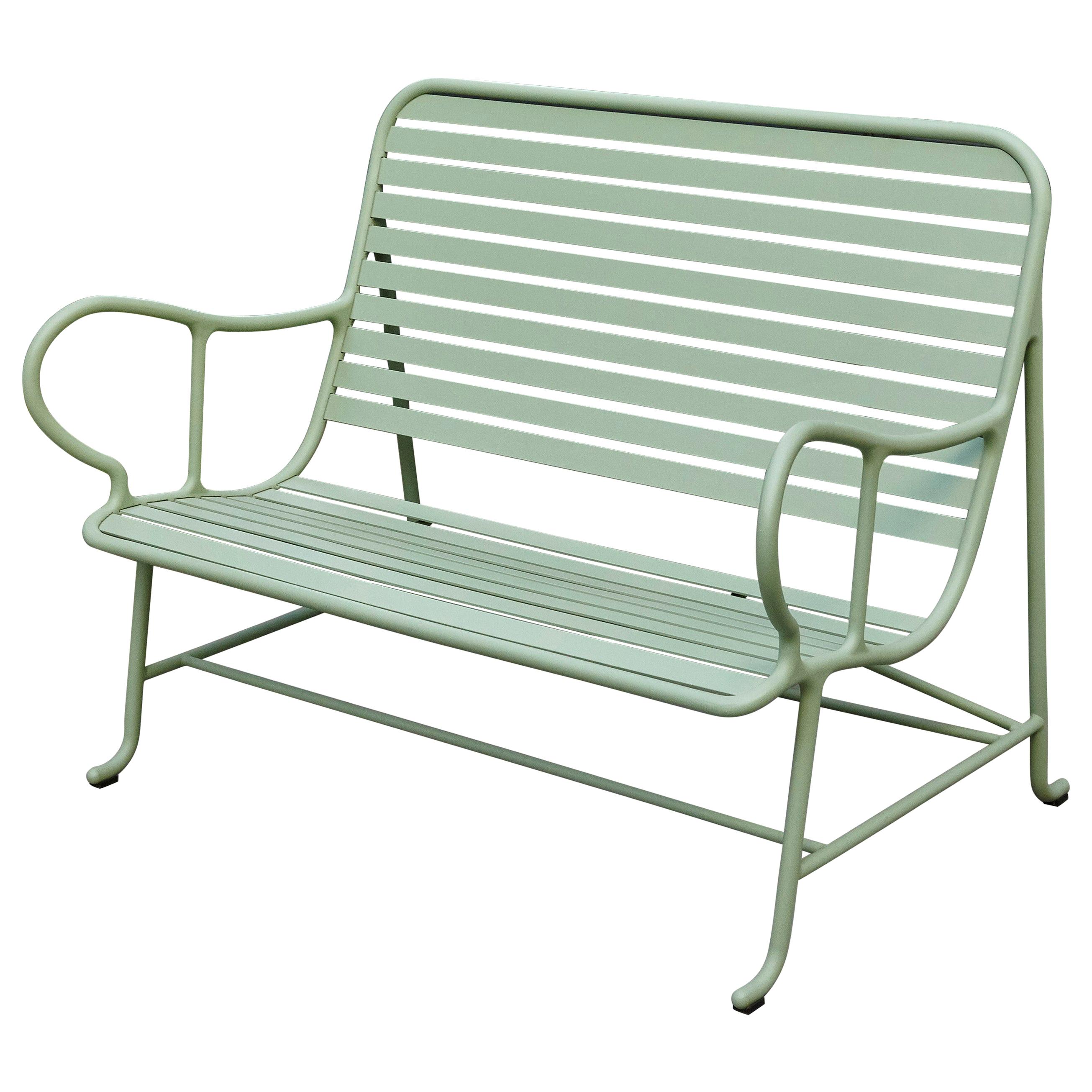 Jaime Hayon Contemporary Green Sculptural 'Gardenias' Outdoor Bench for BD