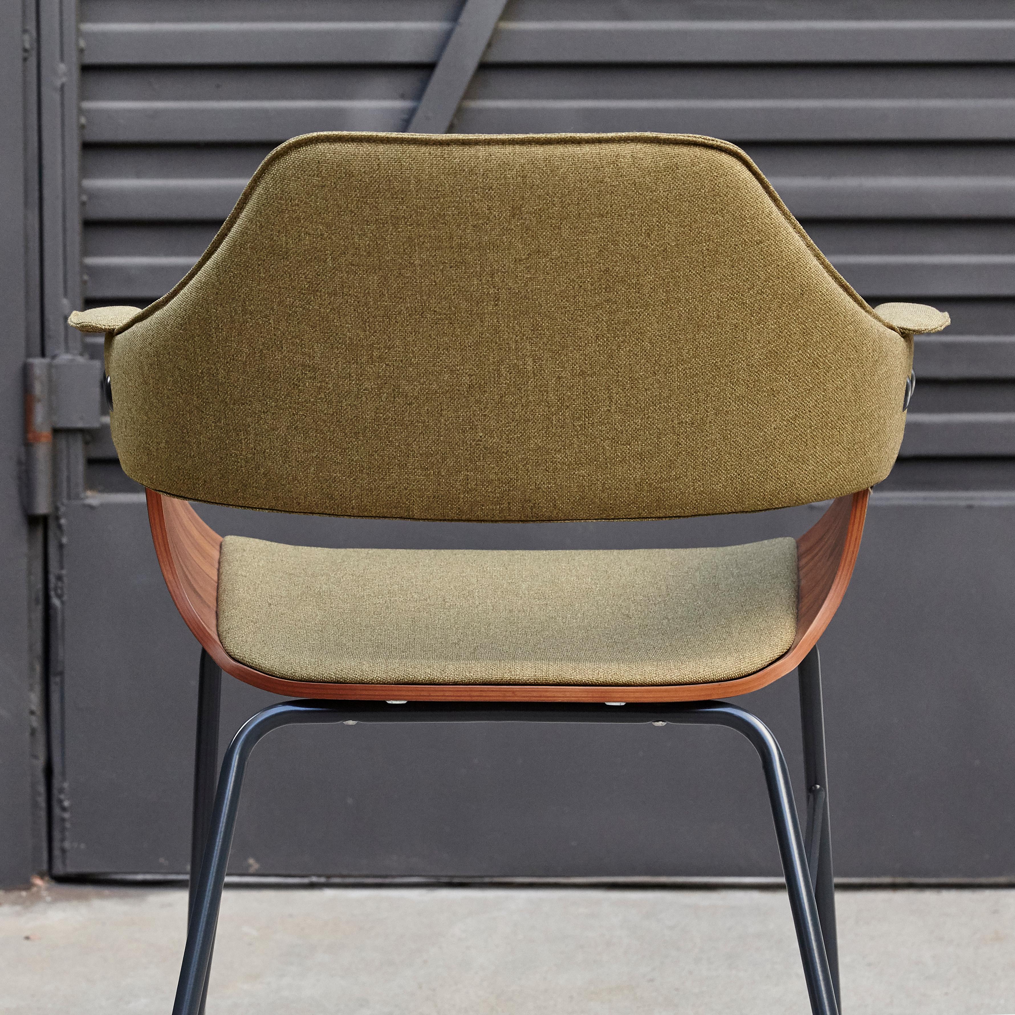Jaime Hayon Contemporary Green Upholstered Wood Chair Showtime by BD Barcelona 7