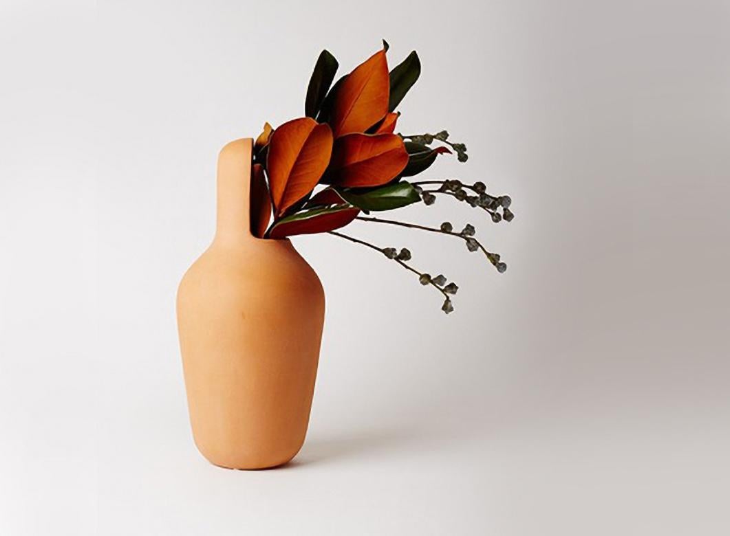 Spanish Jaime Hayon Contemporary Handmade Terracotta Vase Decorative Object Waterproof