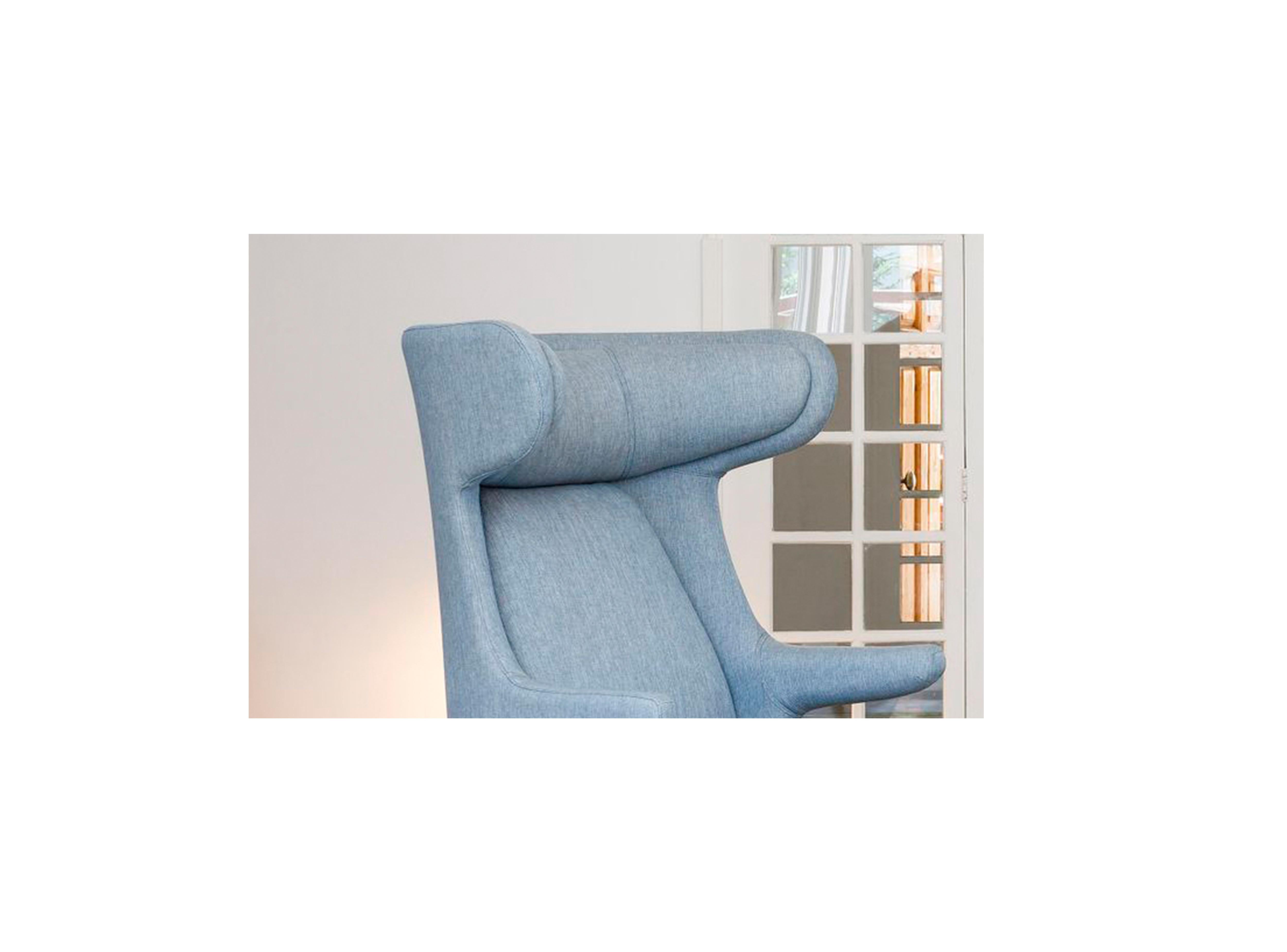 Modern Jaime Hayon, Contemporary, Monocolor in Blue Fabric Upholstery Dino Armchair For Sale