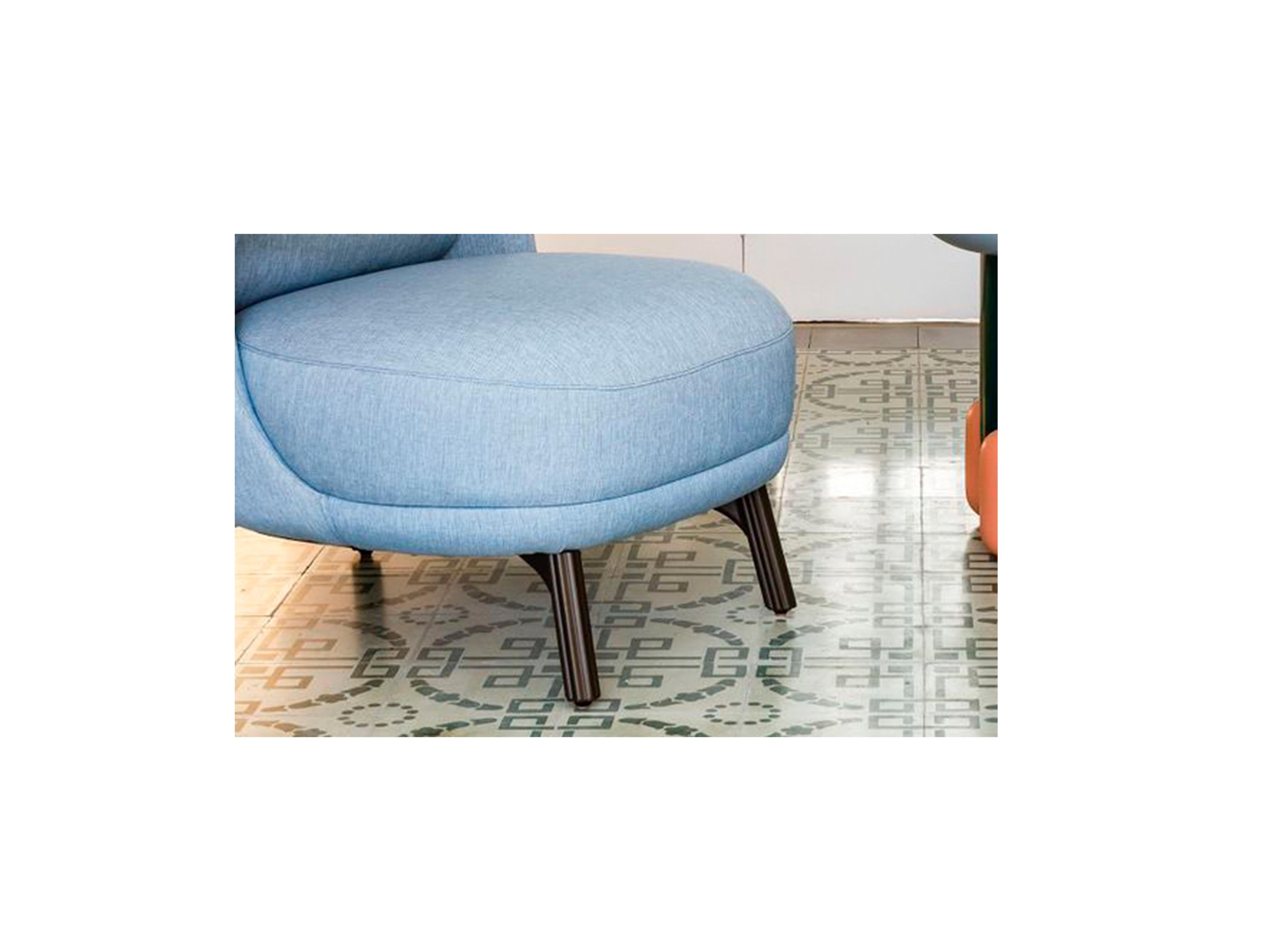 Jaime Hayon, Contemporary, Monocolor in Blue Fabric Upholstery Dino Armchair In New Condition For Sale In Barcelona, Barcelona