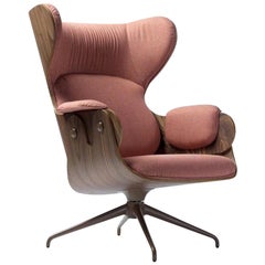 Jaime Hayon Poltrona Lounger contemporanea in compensato imbottito per BD