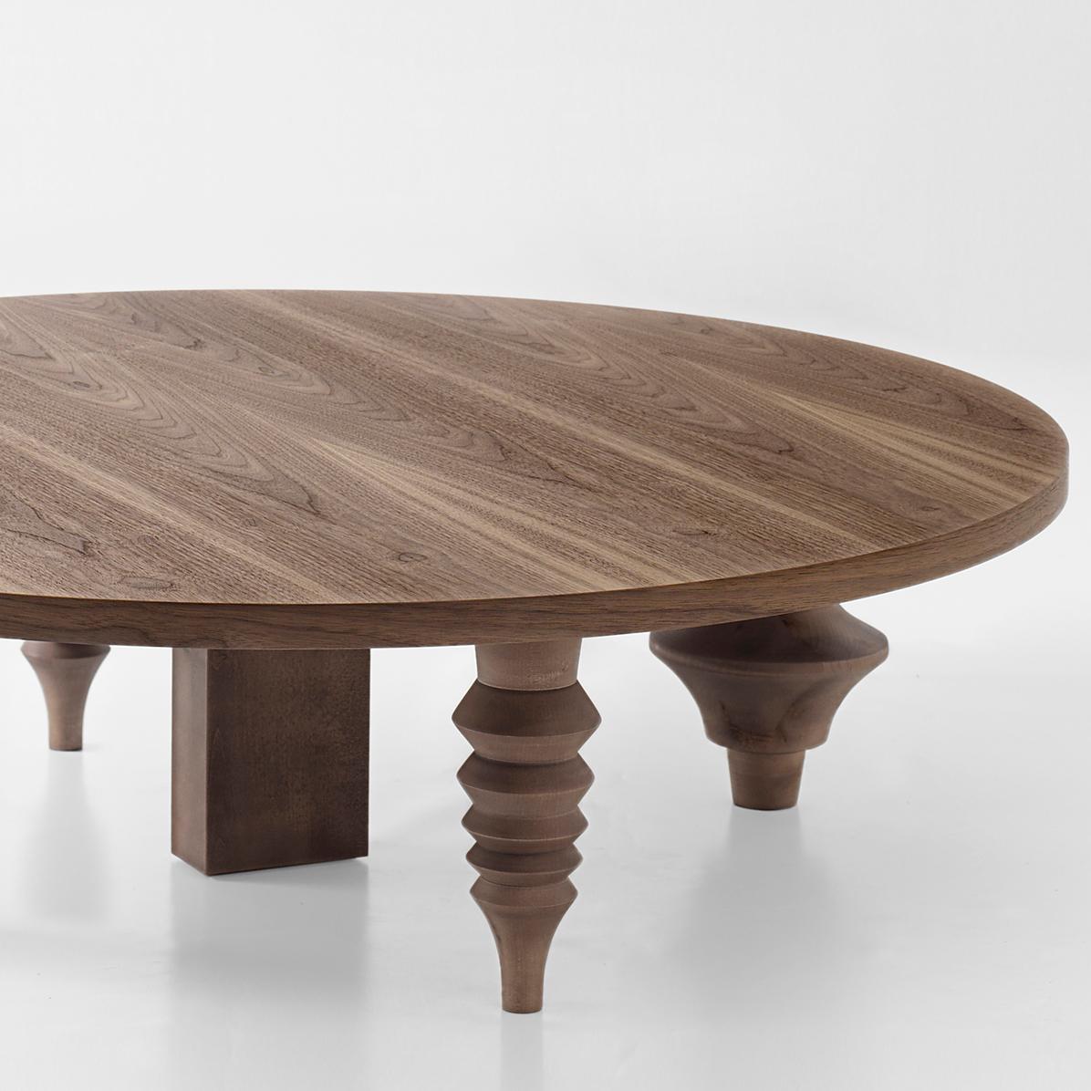 Modern Jaime Hayon Contemporary Rounded Multi Leg Low Wood Table by BD Barcelona For Sale