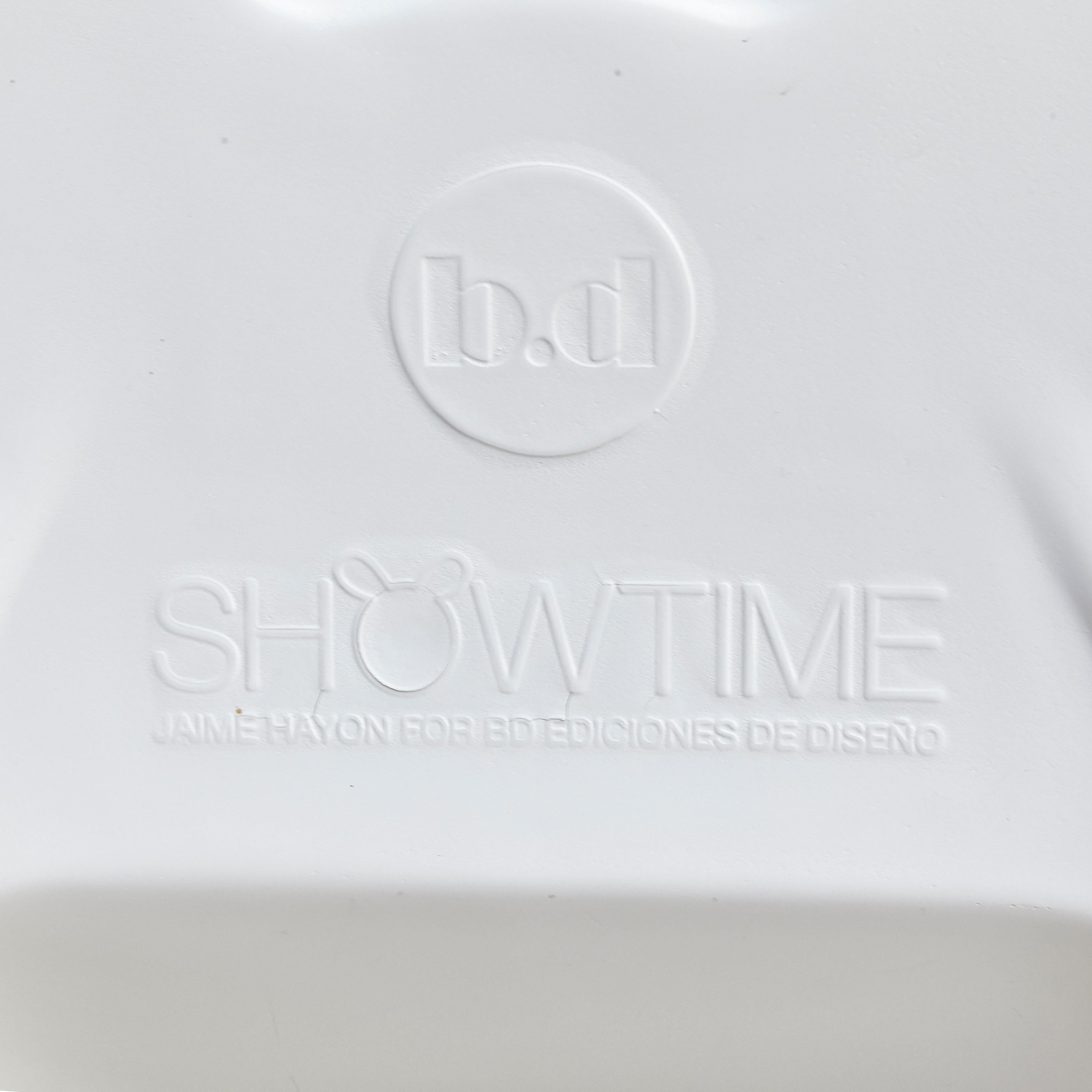 Zeitgenössischer Showtime-Sessel von Jaime Hayon, weiß lackiert und gelb im Angebot 11