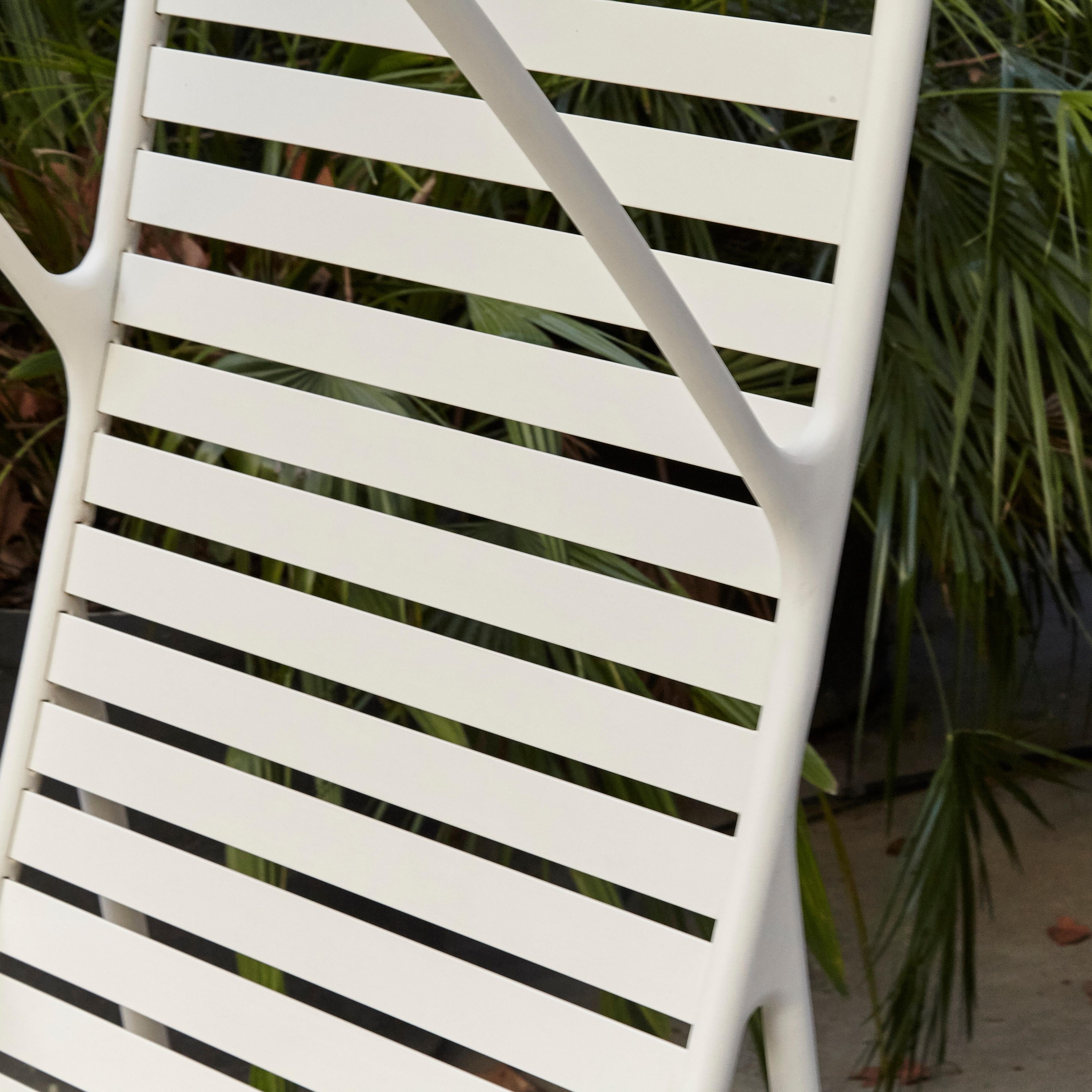 Jaime Hayon Contemporary White Gardenias Outdoor Armchair with Pergola 2